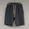 Luxury Men Black Casual Sports Shorts Pants French Terry Beach Volleyball Shorts Summer 100% Cotton Shorts for Men