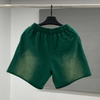 Streetwear Unisex Sweat Shorts Acid Wash 100% Cotton Screen Print Shorts Summer French Terry Y2k Basketball Shorts