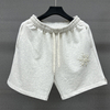 Customized Rhinestones Graphic Cotton Blank Shorts Summer Pearl Essential Casual Shorts French Terry Designer Baggy Shorts Manufacturer