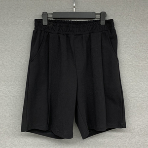  Plain Black Cotton Running Shorts Gym Oversized Fitness Shorts with Pockets Summer Designer Customized Running Shorts