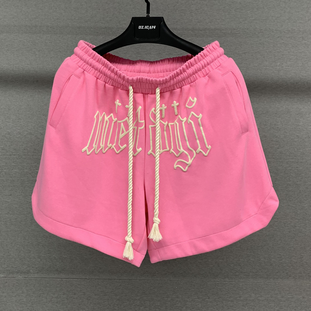 Summer Running Sports Shorts French Terry Basketball Athletic Shorts Cotton Designer Puff Print Shorts Gym Shorts